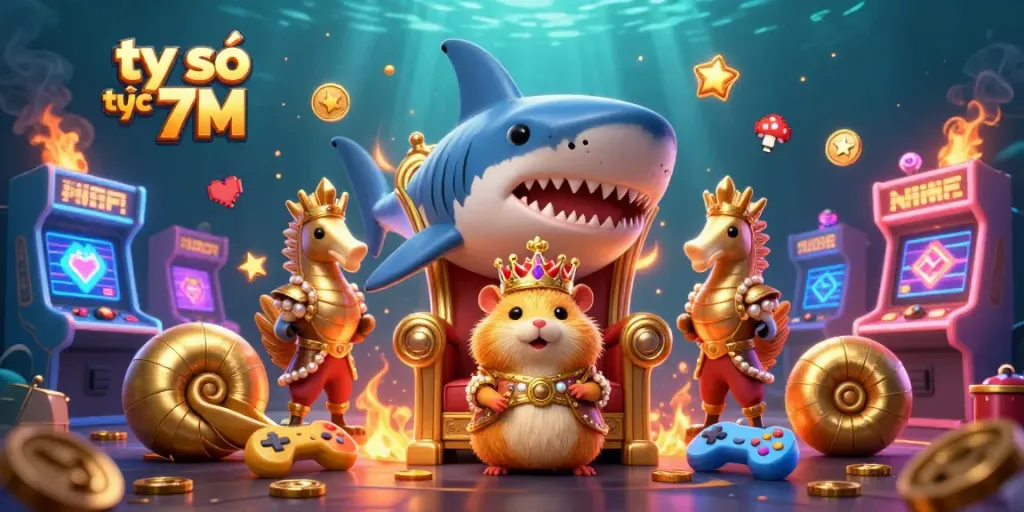 Bet on tỷ số trực tuyến 7M with dynamic scenes of joy and excitement in gambling.