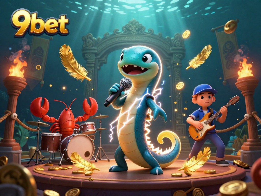 Win big with 9bet in an underwater casino featuring a DJ electric eel concert.