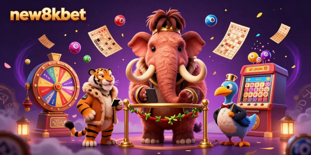 Experience thrilling gameplay at new8xbet featuring whimsical casino characters and vibrant game elements.