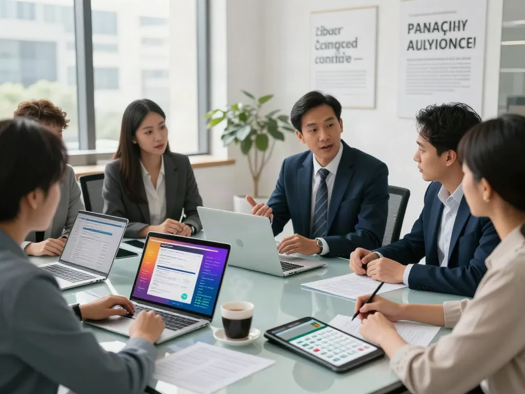 Payday Loans Co Calgary discussion with financial advisor in modern office.