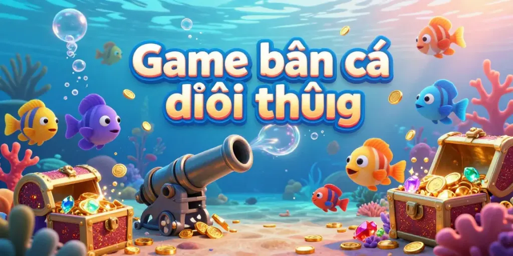 Engage with the dynamic "Game bắn cá đổi thưởng", exploring vibrant underwater worlds and winning adventures.