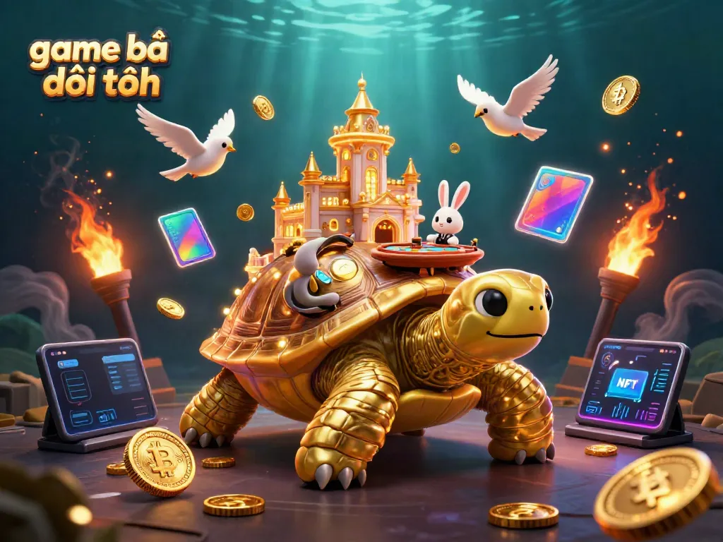 Experience thrilling game bài đổi thưởng with a colossal tortoise casino and vibrant gameplay elements.