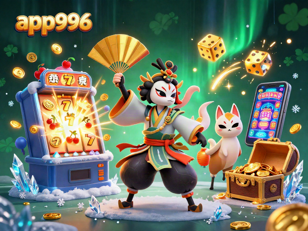 Spin exciting slot jackpots with app996 featuring vibrant characters and dazzling rewards.