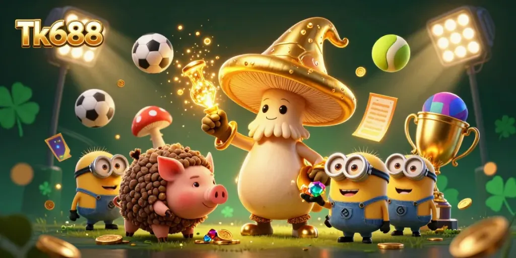Experience unparalleled excitement at Tk688 with dynamic sports elements and magical treasure hunters.