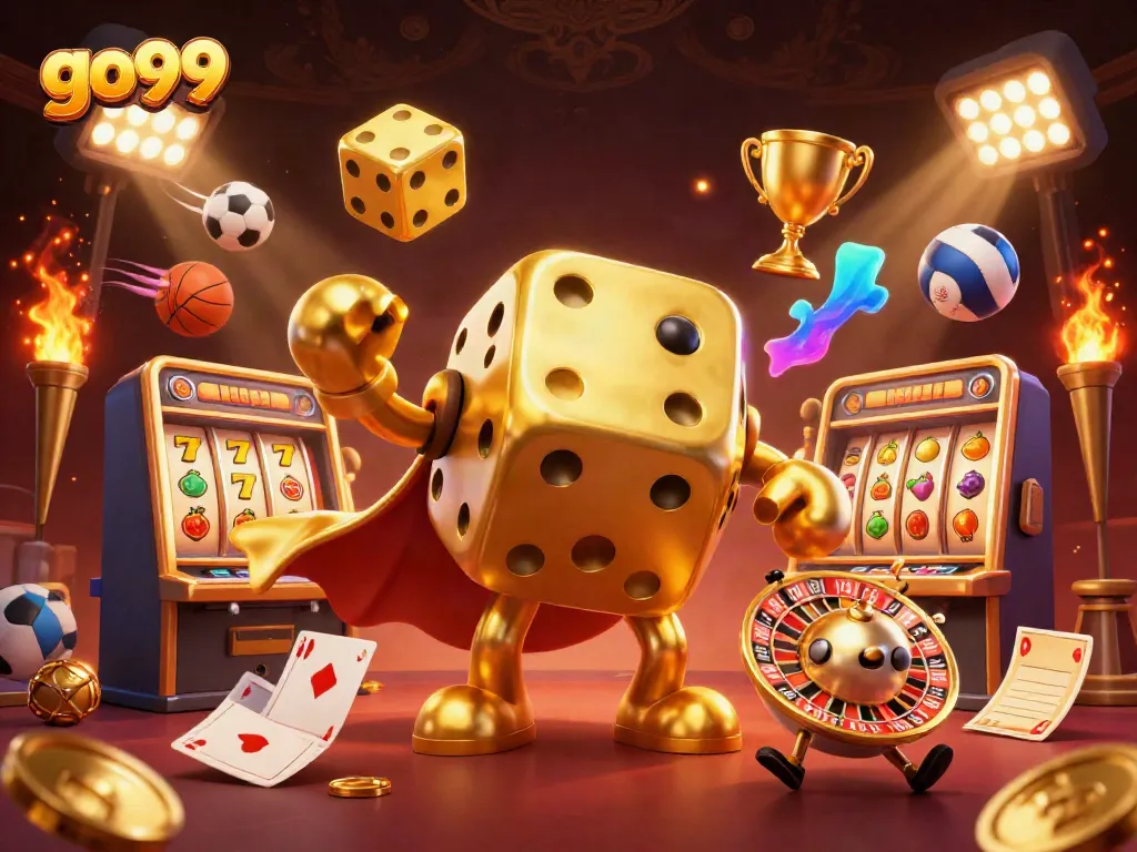 Experience thrilling gameplay at go99 with golden dice and slot features in dazzling 3D.