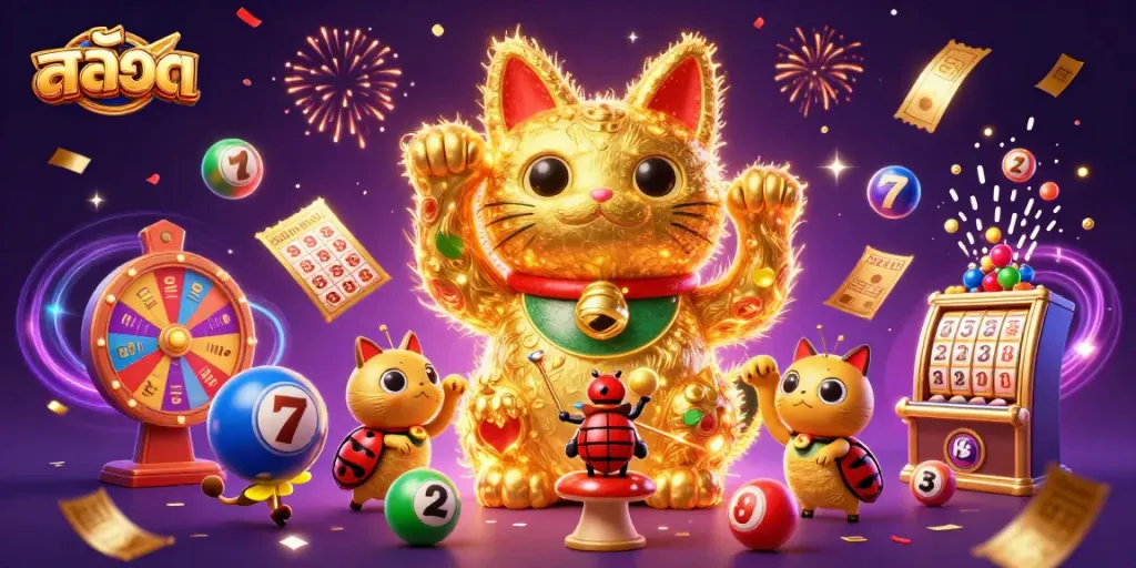 Engage in exciting สล็อต experiences with golden fireflies and dynamic lottery elements.