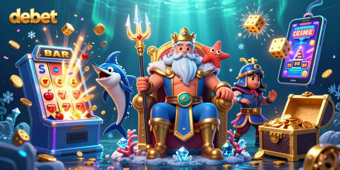 Experience debet's exciting jackpot explosion with Neptune and his lucky sea guardians.