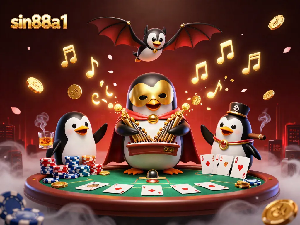 Experience thrilling moments at sin88a1 with our captivating casino-themed illustration.