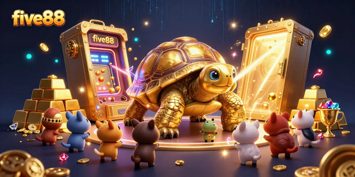 Experience excitement at five88 with engaging casino games illustrated in vibrant detail.