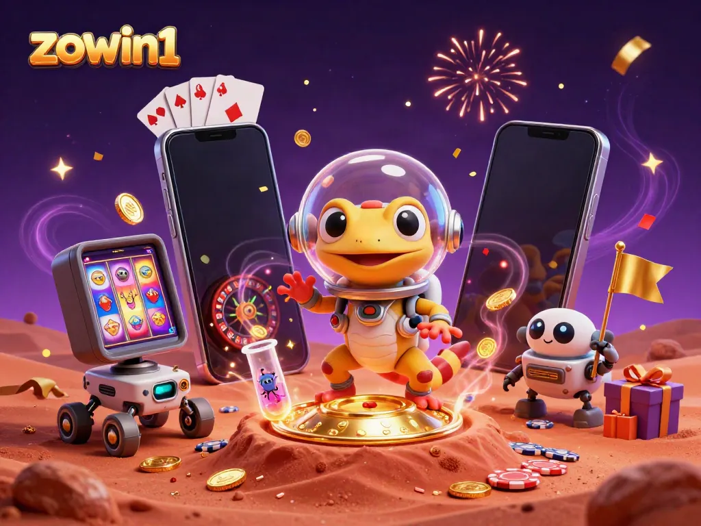 Experience excitement with zowin1 as a Martian gecko uncovers a treasure-filled casino on Mars.