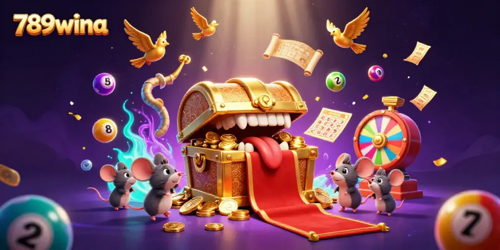 Engage with the vibrant and dynamic gaming world at 789wina featuring colorful lottery elements.