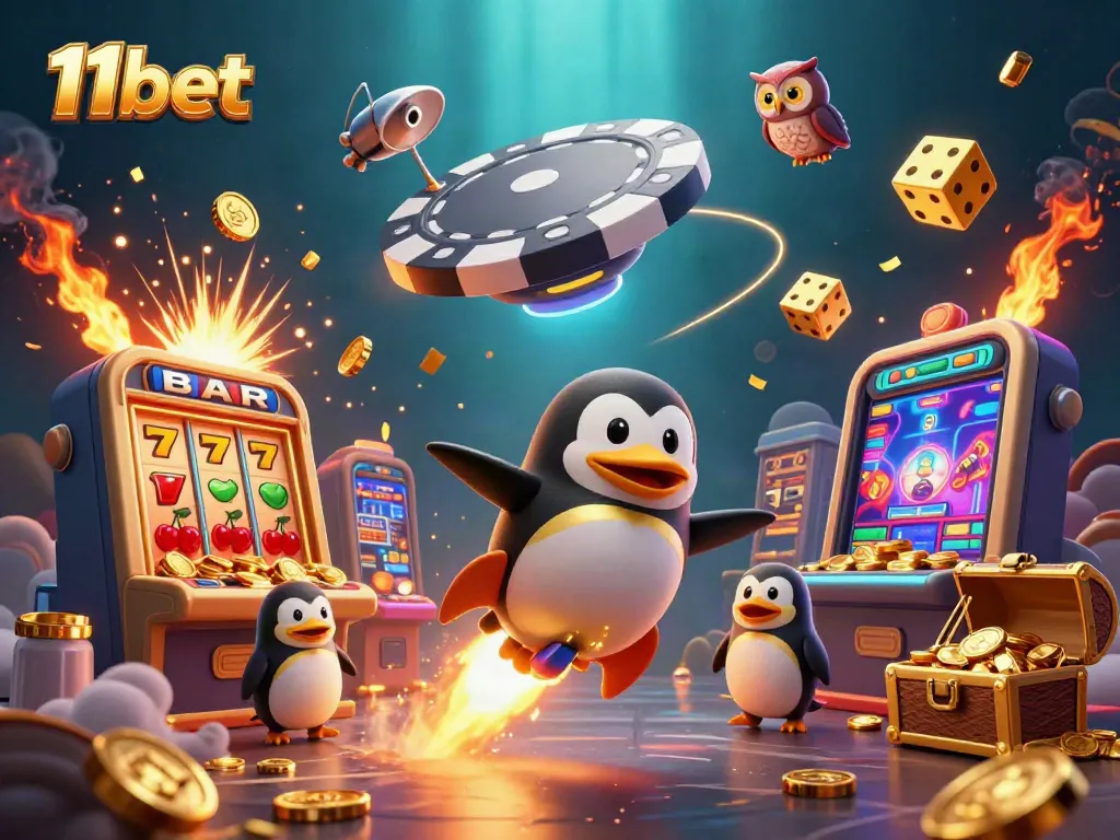 Experience the thrill of winning at 11bet with jackpot slots, golden coins, and engaging casino games.