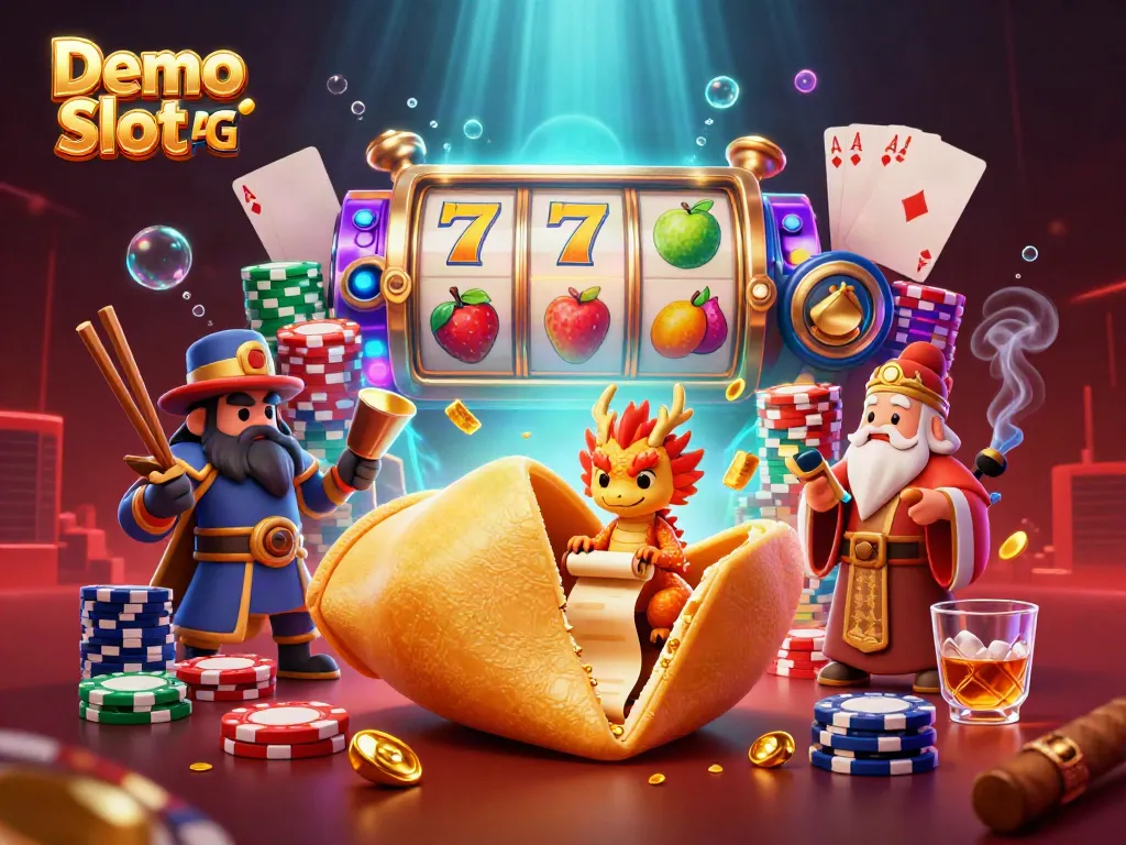 Engage with the thrilling atmosphere of Demo Slot PG, where a dragon enlightens gameplay through a vibrant scene.